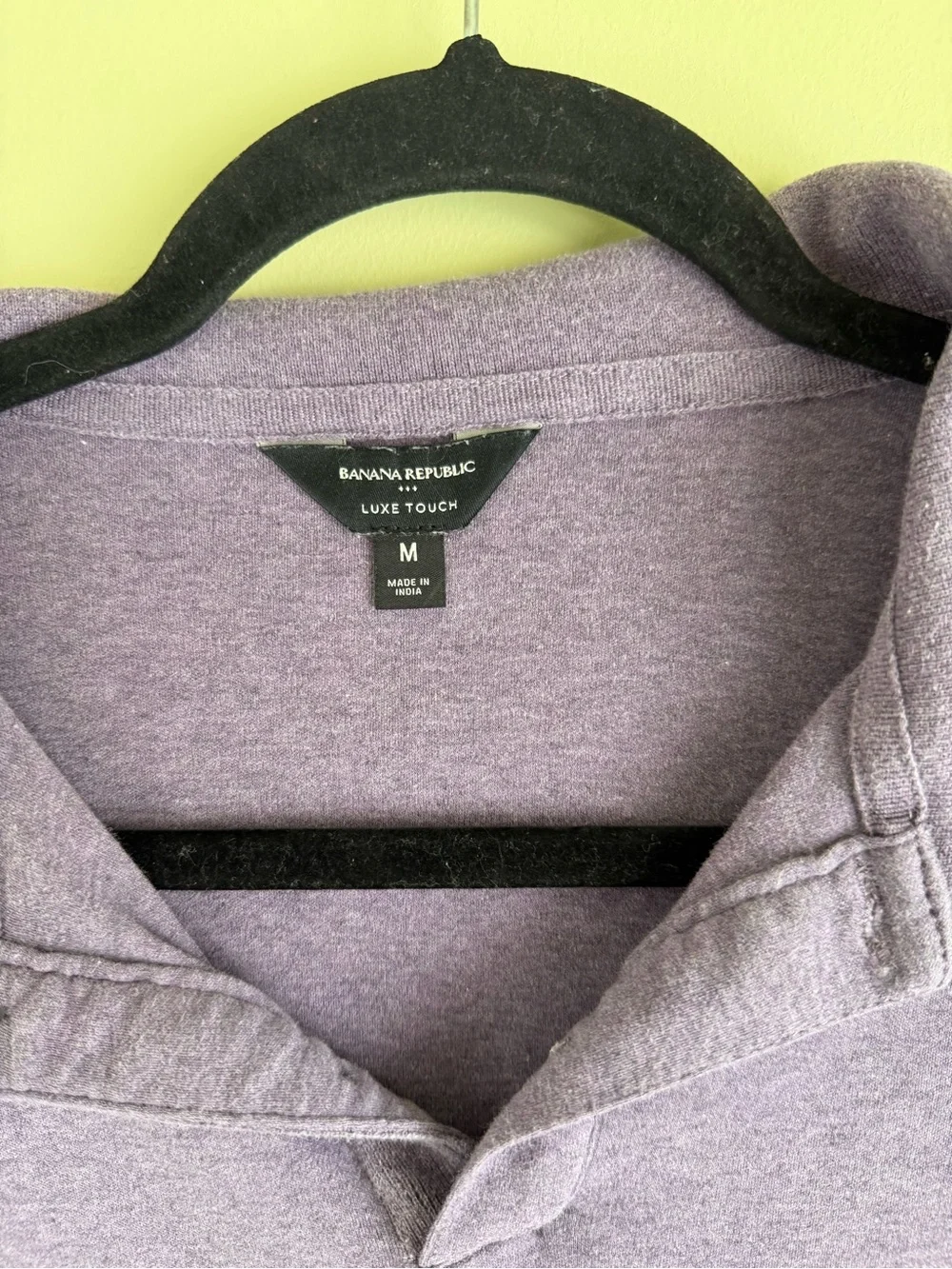 Banana Republic Men’s Heather Lavender Polo